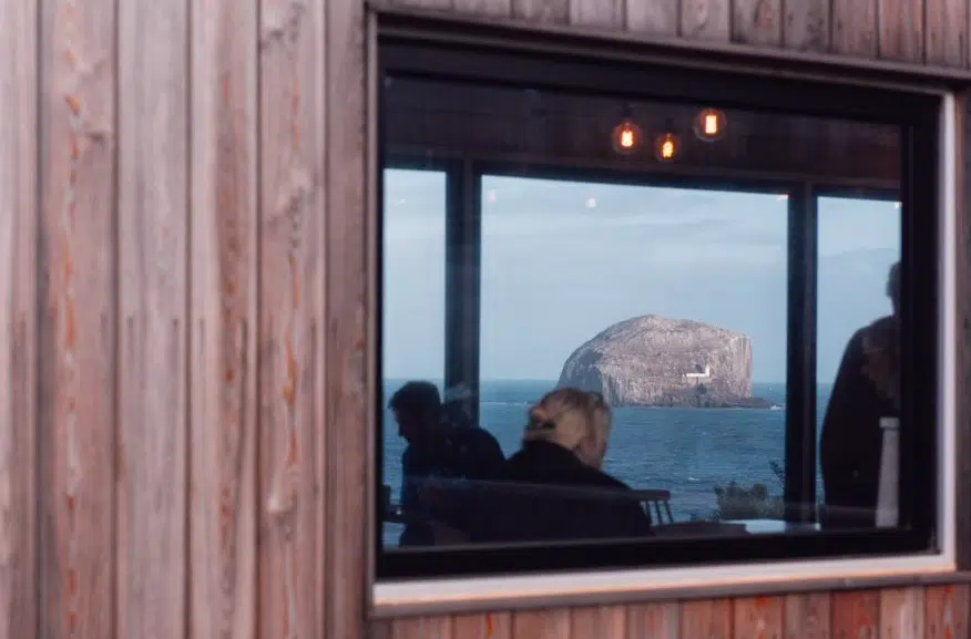 View from Drift cafe, North Berwick, Scotland