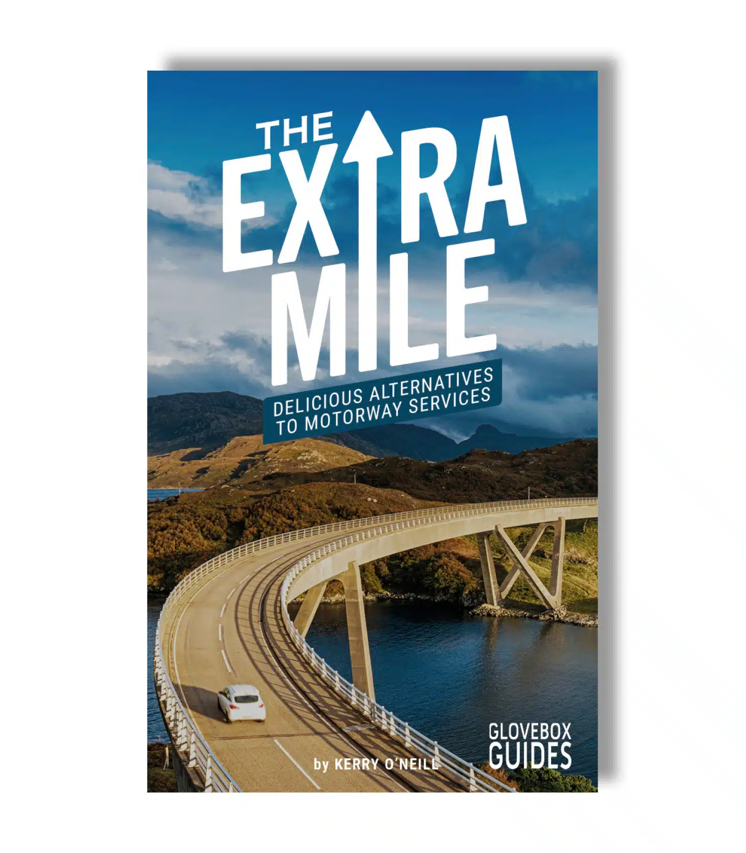 Cover of The Extra Mile Guide edition 4 with bridge and car
