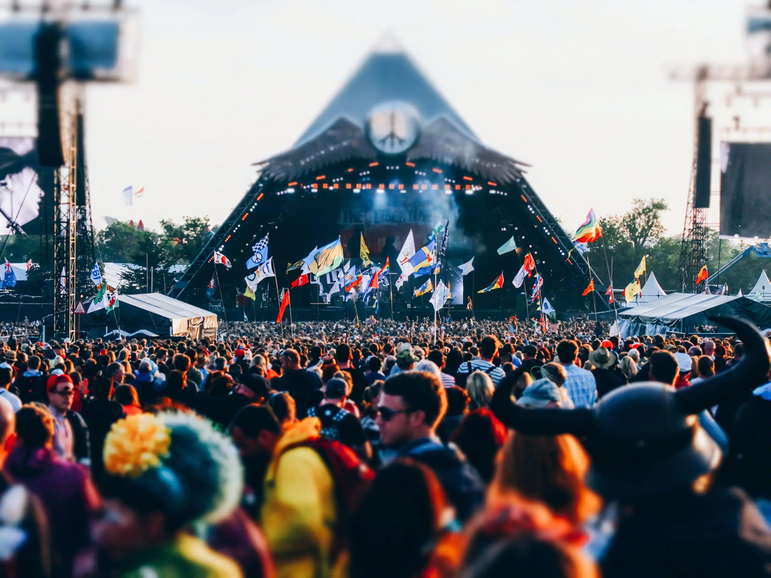 Glastonbury Festival's pyramid stage