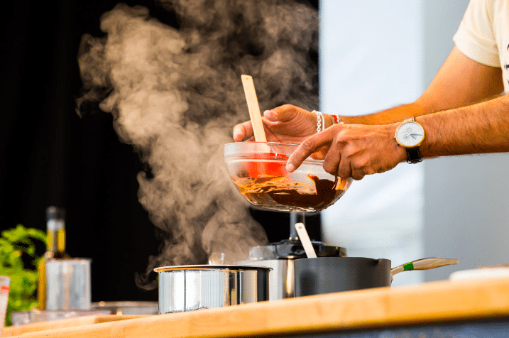 Cookery demo at the Three Counties Food and Drink Festival