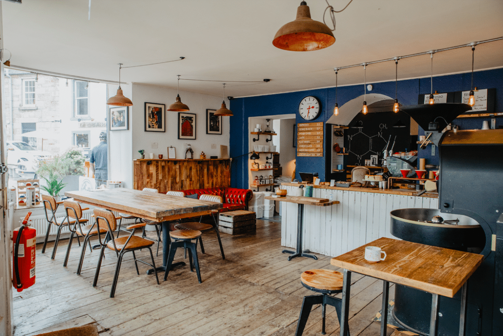 Interior of Unorthodox Roasters