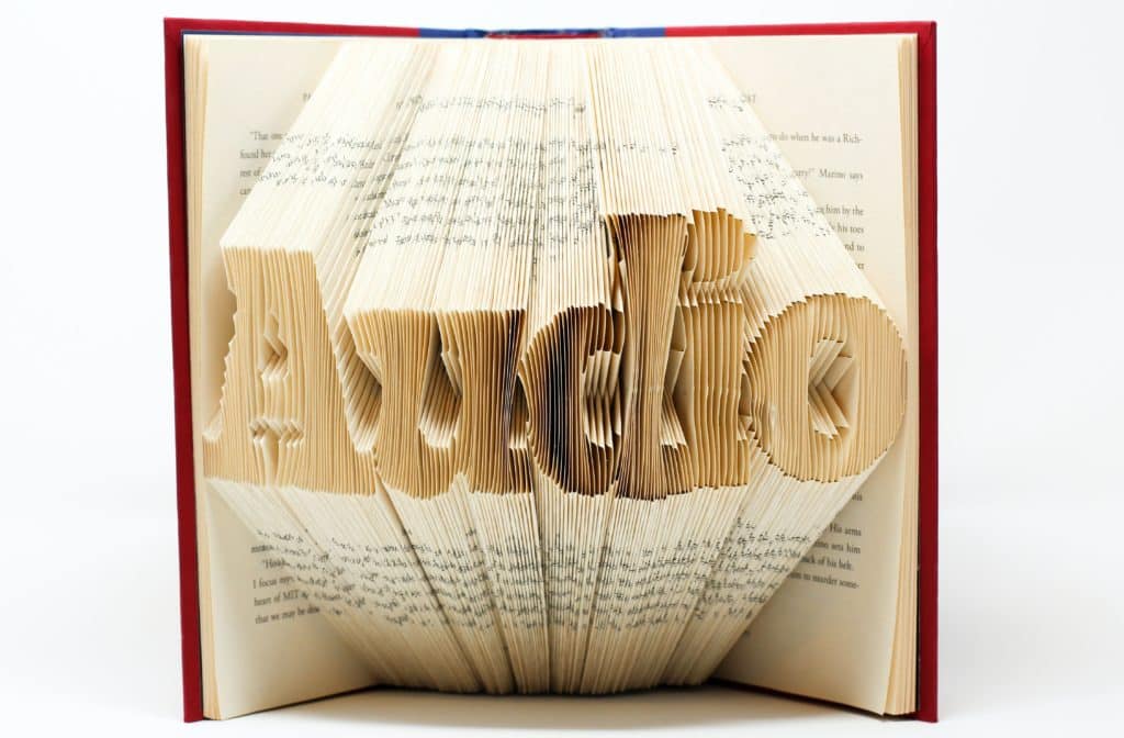 Image of the word audio to suggest audio book