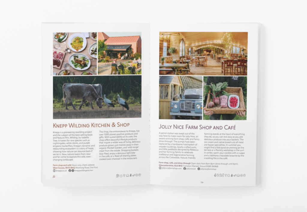 Internal spread from The Farm Shop Guide