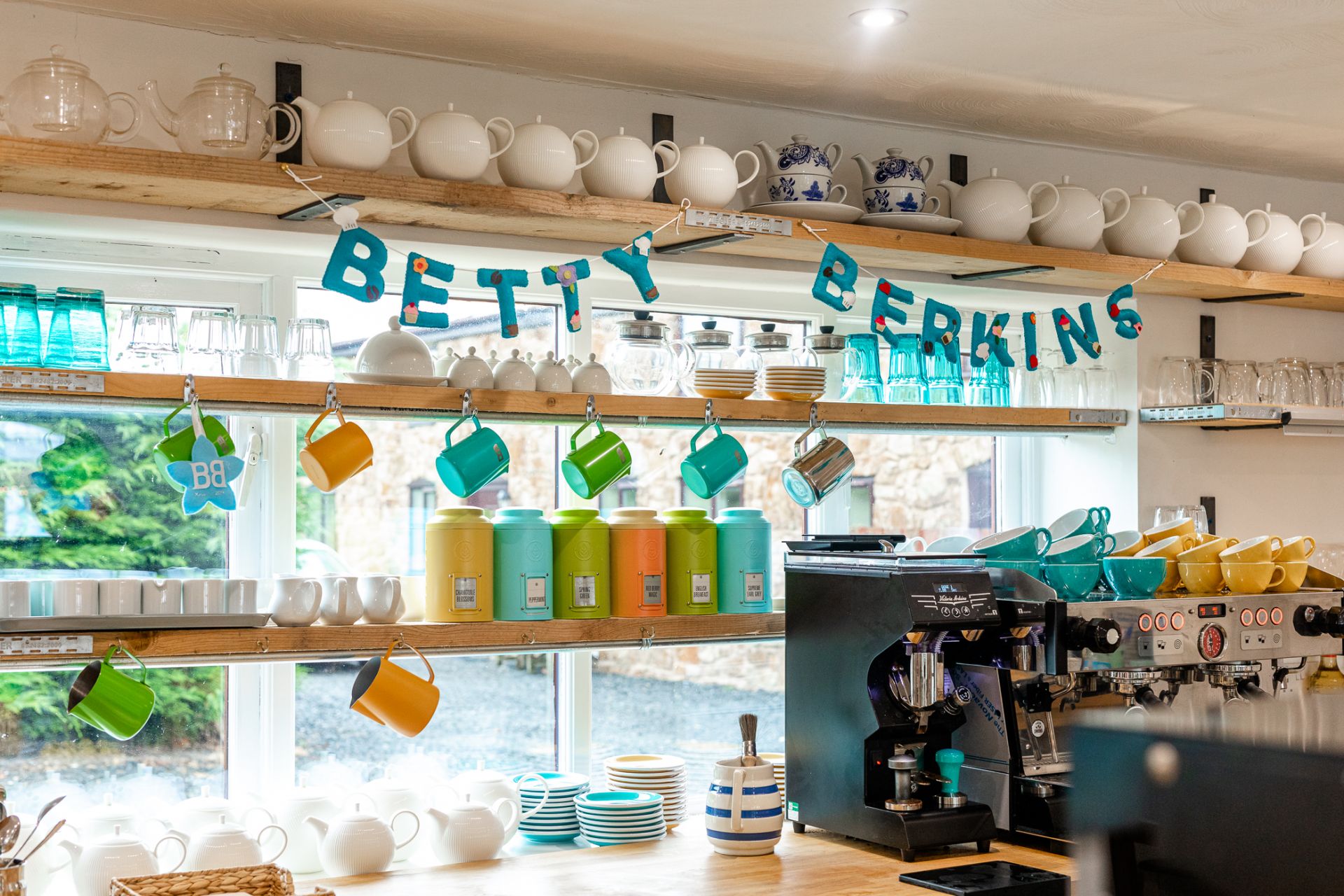 Betty Berkins cafe, an independent cafe in The Extra Mile