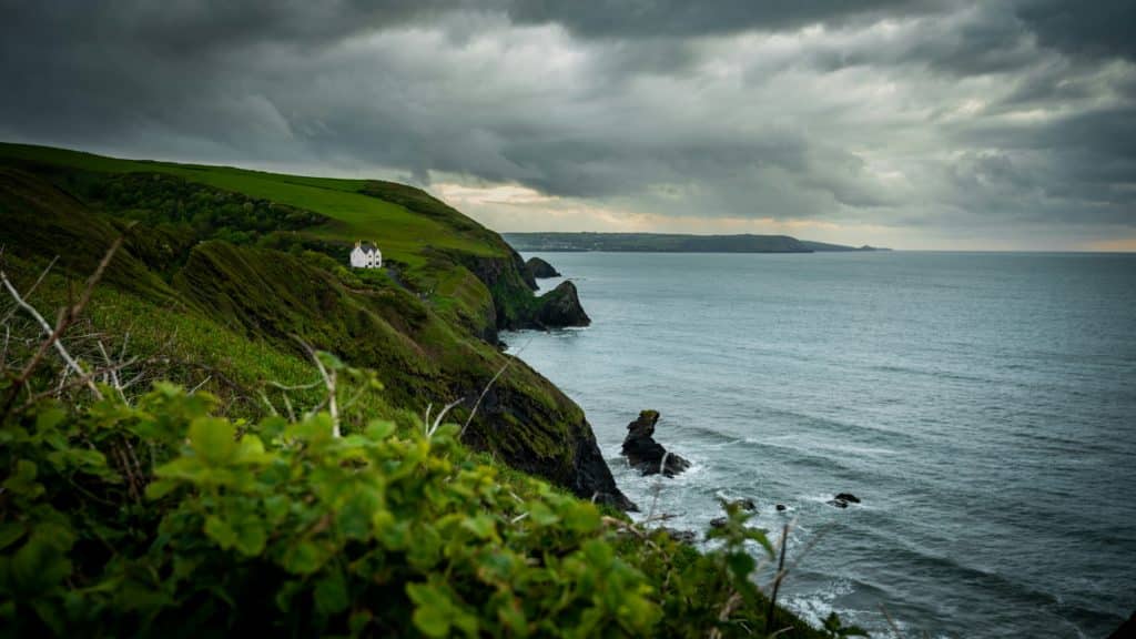 Llangrannog, on the Ceredigion Coast Path