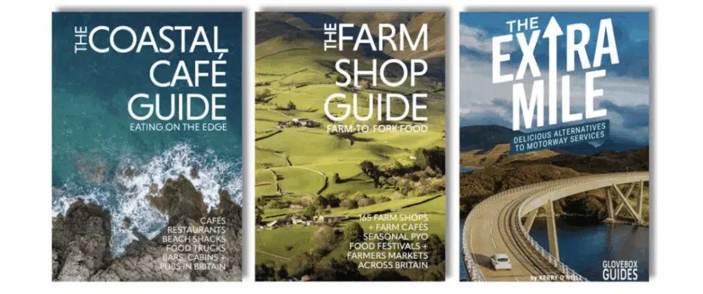 Image of three books from Extra Mile Books