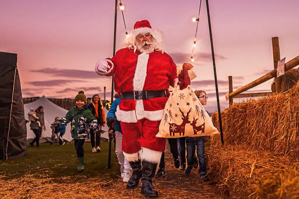 Christmas time and Father Christmas at Forage